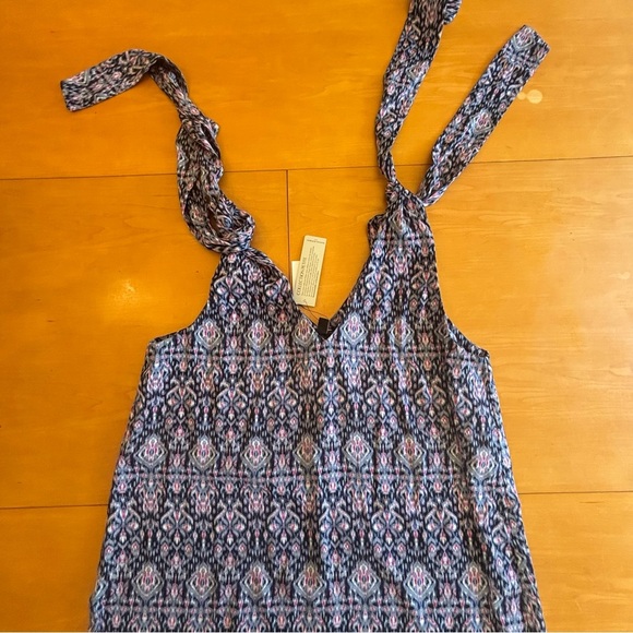 Banana Republic Factory MP NWT drop waist light weight teared skirt midi dress - Picture 6 of 11